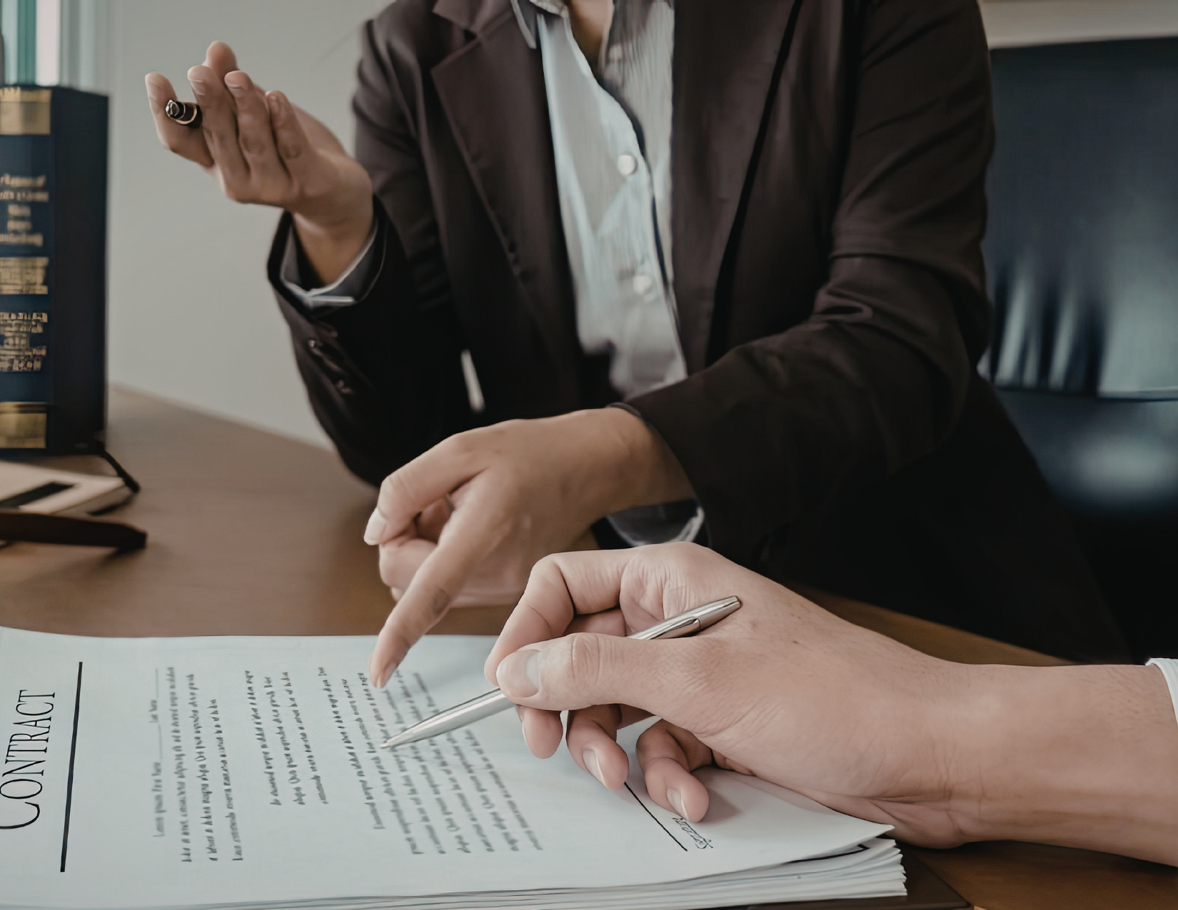 Signing insurance policy